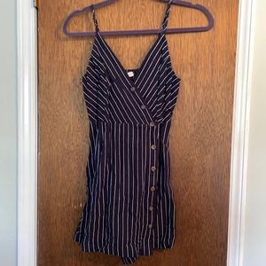 PacSun Stripped Dress LA Hearts